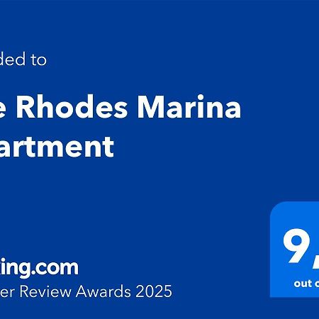 The Rhodes Marina Apartment Rhodes City Exterior photo